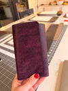 Ready to Ship- Trifold- Pocket Plus Slim- Rustic Violet