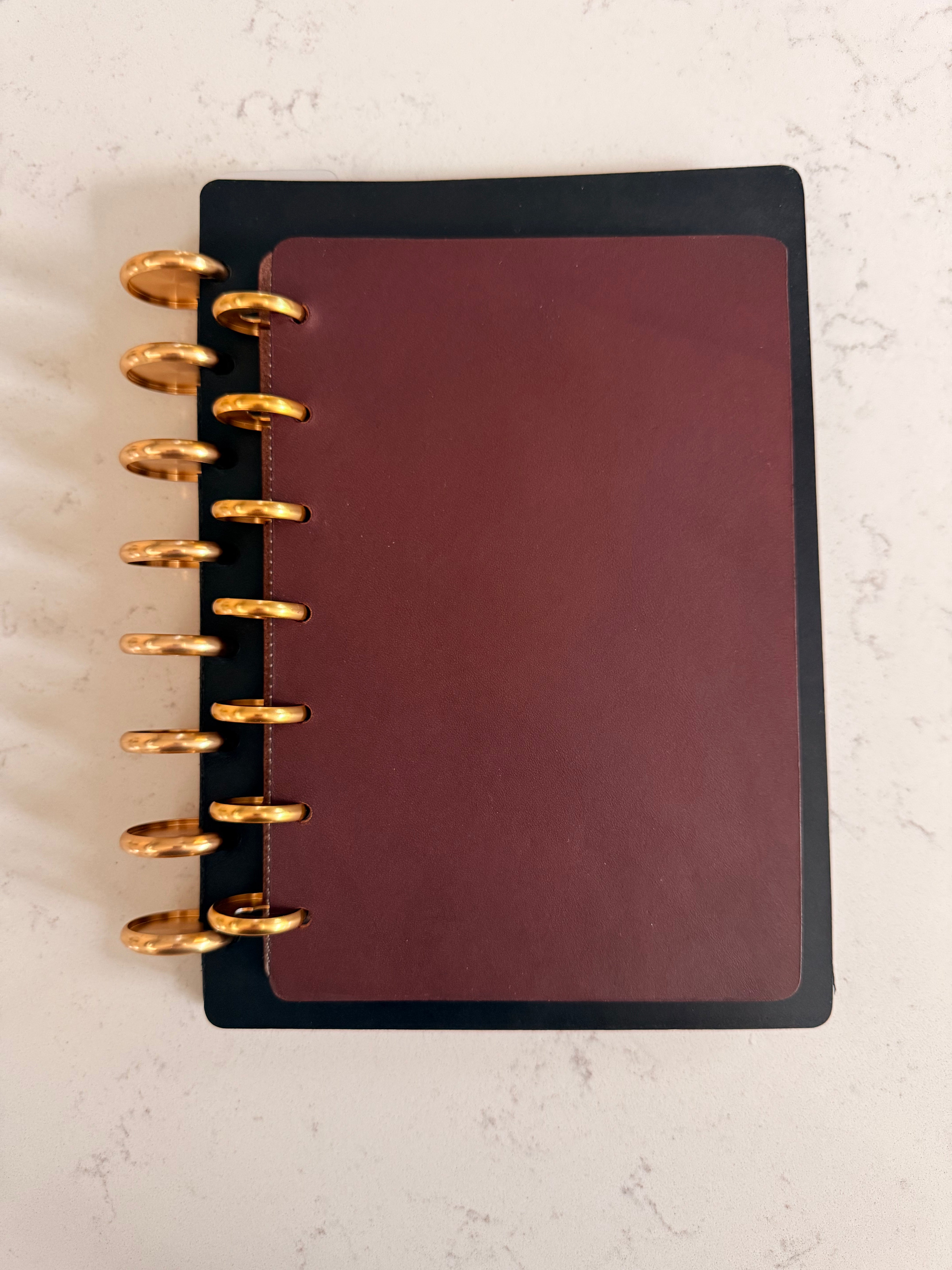 Discbound Leather Planner Covers- Junior Planner